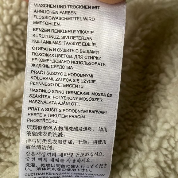 LEVI'S PREMIUM STONEWASHED SHERPA LINED DENIM JACKET SIZE MENS MEDIUM - Picture 12 of 16